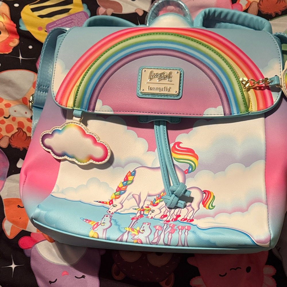 Loungefly Pastel Rainbow Unicorn Backpack